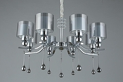 Люстра Omnilux Giarre OML-56003-08 цвет плафона/подвески Белый, Коричневый, цвет арматуры Хром-4