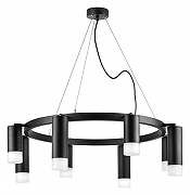 Люстра Lightstar Rullo LR0183748741 цвет плафона/подвески Белый, Черный, цвет арматуры Черный-1