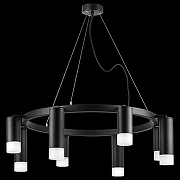 Люстра Lightstar Rullo LR0183748741 цвет плафона/подвески Белый, Черный, цвет арматуры Черный-2