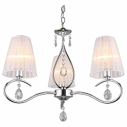 Люстра Omnilux Molinella OML-56203-03 цвет плафона/подвески Белый, цвет арматуры Хром