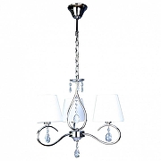 Люстра Omnilux Molinella OML-56203-03 цвет плафона/подвески Белый, цвет арматуры Хром-1