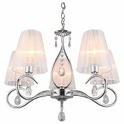 Люстра Omnilux Molinella OML-56203-05 цвет плафона/подвески Белый, цвет арматуры Хром