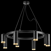 Люстра Lightstar Rullo LR01837487440 цвет плафона/подвески Черный, Золото, цвет арматуры Черный-2