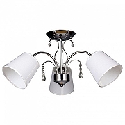 Люстра Omnilux Novello OML-56307-03 цвет плафона/подвески Белый, цвет арматуры Хром