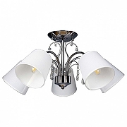 Люстра Omnilux Novello OML-56307-05 цвет плафона/подвески Белый, цвет арматуры Хром