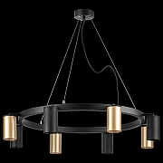 Люстра Lightstar Rullo LR018404374 цвет плафона/подвески Черный, Золото, цвет арматуры Черный-2