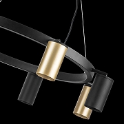 Люстра Lightstar Rullo LR018404374 цвет плафона/подвески Черный, Золото, цвет арматуры Черный-3