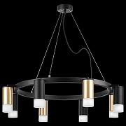 Люстра Lightstar Rullo LR0184043741 цвет плафона/подвески Белый, Золото, Черный, цвет арматуры Черный-2