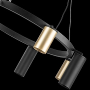 Люстра Lightstar Rullo LR018404874 цвет плафона/подвески Черный, Золото, цвет арматуры Черный-3