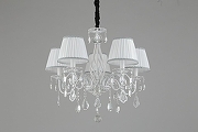 Люстра Omnilux Cremona OML-60813-05 цвет плафона/подвески Бежевый, цвет арматуры Белый, Золото-2