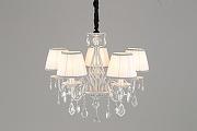 Люстра Omnilux Cremona OML-60813-05 цвет плафона/подвески Бежевый, цвет арматуры Белый, Золото-5