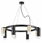 Люстра Lightstar Rullo LR0184048741 цвет плафона/подвески Белый, Золото, Черный, цвет арматуры Черный-1