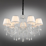 Люстра Omnilux Cremona OML-60813-07 цвет плафона/подвески Бежевый, цвет арматуры Белый, Золото-1