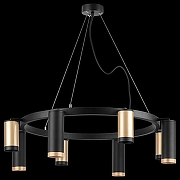 Люстра Lightstar Rullo LR01840487470 цвет плафона/подвески Черный, Золото, цвет арматуры Черный-2