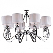 Люстра Omnilux Mellitto OML-63803-08 цвет плафона/подвески Прозрачный, Серебро, цвет арматуры Хром