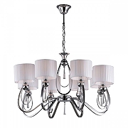 Люстра Omnilux Mellitto OML-63803-08 цвет плафона/подвески Прозрачный, Серебро, цвет арматуры Хром-1
