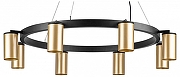 Люстра Lightstar Rullo LR018408 цвет плафона/подвески Золото, цвет арматуры Черный