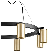 Люстра Lightstar Rullo LR018408 цвет плафона/подвески Золото, цвет арматуры Черный-3
