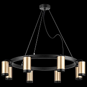 Люстра Lightstar Rullo LR01840837 цвет плафона/подвески Черный, Золото, цвет арматуры Черный-2
