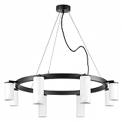 Люстра Lightstar Rullo LR018864364 цвет плафона/подвески Белый, цвет арматуры Черный-1