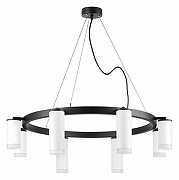 Люстра Lightstar Rullo LR0188643640 цвет плафона/подвески Белый, цвет арматуры Черный-1