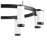 Люстра Lightstar Rullo LR01886436440 цвет плафона/подвески Белый, Черный, цвет арматуры Черный-3