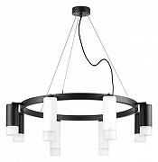 Люстра Lightstar Rullo LR0188643741 цвет плафона/подвески Белый, Черный, цвет арматуры Черный-1