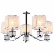Люстра Omnilux Grandate OML-66403-05 цвет плафона/подвески Белый, цвет арматуры Хром