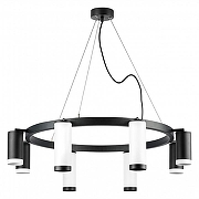 Люстра Lightstar Rullo LR01886437467 цвет плафона/подвески Белый, Черный, цвет арматуры Черный-1