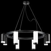 Люстра Lightstar Rullo LR01886437467 цвет плафона/подвески Белый, Черный, цвет арматуры Черный-2