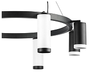 Люстра Lightstar Rullo LR01886437467 цвет плафона/подвески Белый, Черный, цвет арматуры Черный-3