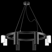 Люстра Lightstar Rullo LR018874364 цвет плафона/подвески Белый, Черный, цвет арматуры Черный-2