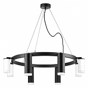 Люстра Lightstar Rullo LR0188743640 цвет плафона/подвески Белый, Черный, цвет арматуры Черный-1