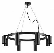 Люстра Lightstar Rullo LR018874374 цвет плафона/подвески Черный, цвет арматуры Черный-1