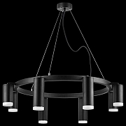 Люстра Lightstar Rullo LR0188743740 цвет плафона/подвески Белый, Черный, цвет арматуры Черный-2