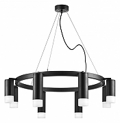 Люстра Lightstar Rullo LR0188743741 цвет плафона/подвески Белый, Черный, цвет арматуры Черный-1