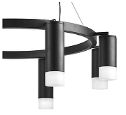 Люстра Lightstar Rullo LR0188743741 цвет плафона/подвески Белый, Черный, цвет арматуры Черный-3