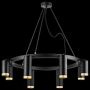 Люстра Lightstar Rullo LR01887437440 цвет плафона/подвески Черный, Золото, цвет арматуры Черный-2