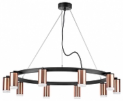 Люстра Lightstar Rullo LR0203000 цвет плафона/подвески Белый, Медь, цвет арматуры Черный-1