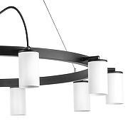 Люстра Lightstar Rullo LR020360 цвет плафона/подвески Белый, цвет арматуры Черный-3