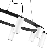 Люстра Lightstar Rullo LR020365865 цвет плафона/подвески Белый, цвет арматуры Черный-3
