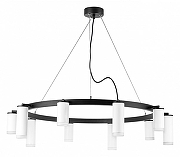 Люстра Lightstar Rullo LR0203658650 цвет плафона/подвески Белый, цвет арматуры Черный-1