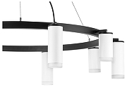 Люстра Lightstar Rullo LR0203658650 цвет плафона/подвески Белый, цвет арматуры Черный-3
