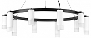 Люстра Lightstar Rullo LR0203658651 цвет плафона/подвески Белый, цвет арматуры Черный