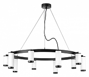 Люстра Lightstar Rullo LR02036586540 цвет плафона/подвески Белый, Черный, цвет арматуры Черный-1