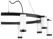 Люстра Lightstar Rullo LR02036586540 цвет плафона/подвески Белый, Черный, цвет арматуры Черный-3