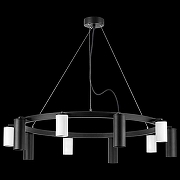 Люстра Lightstar Rullo LR020365875 цвет плафона/подвески Белый, Черный, цвет арматуры Черный-2