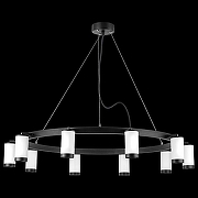 Люстра Lightstar Rullo LR02036837 цвет плафона/подвески Белый, Черный, цвет арматуры Черный-2