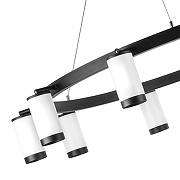 Люстра Lightstar Rullo LR02036837 цвет плафона/подвески Белый, Черный, цвет арматуры Черный-3