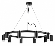 Люстра Lightstar Rullo LR0203700 цвет плафона/подвески Белый, Черный, цвет арматуры Черный-1